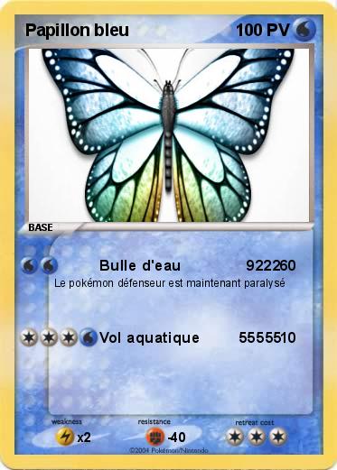 Pokemon Papillon bleu