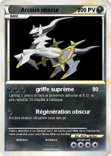 Pokemon Arceus obscur