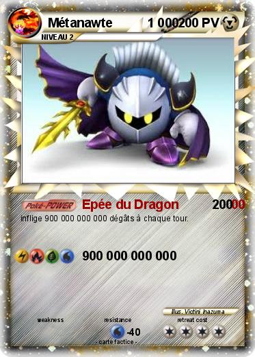 Pokemon Métanawte          1 000