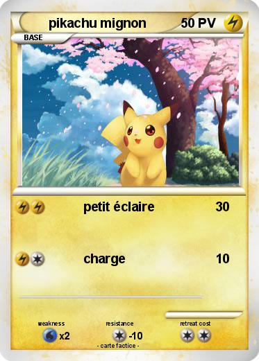 Pokemon pikachu mignon