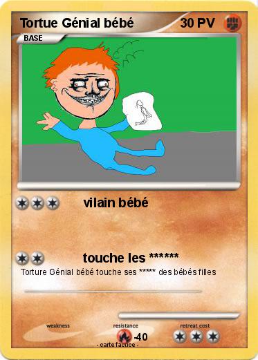Pokemon Tortue Génial bébé