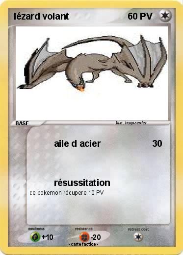 Pokemon lézard volant