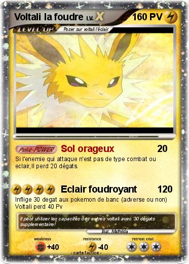 Pokemon Voltali la foudre
