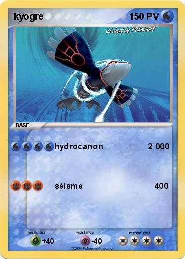 Pokemon kyogre