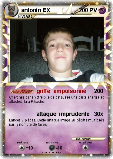 Pokemon antonin EX