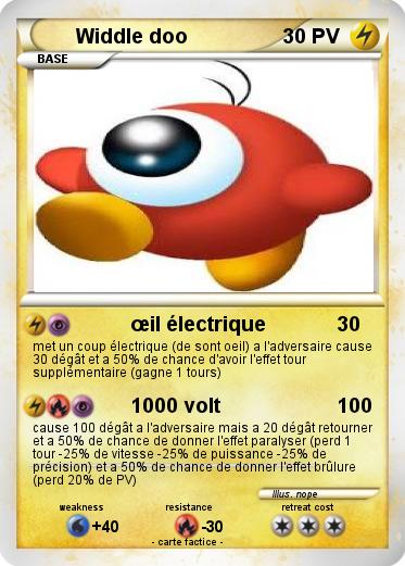 Pokemon Widdle doo