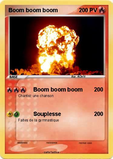 Pokemon Boom boom boom