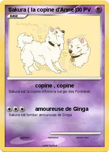 Pokemon Sakura ( la copine d'Anne )