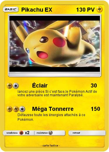 Pokemon Pikachu EX