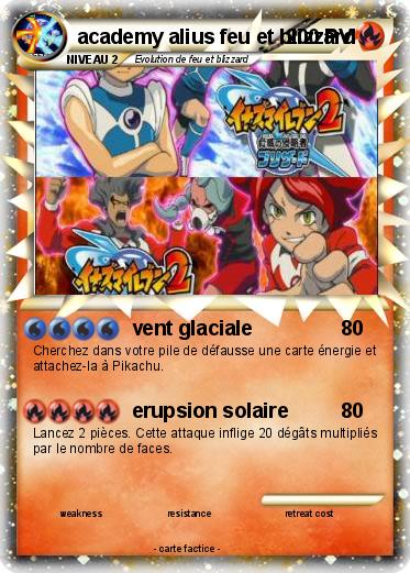 Pokemon academy alius feu et blizzard