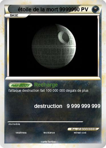Pokemon étoile de la mort 999999
