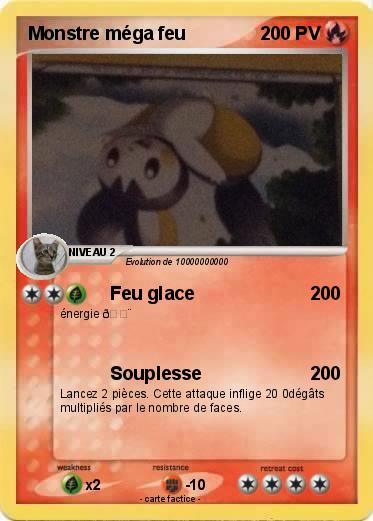 Pokemon Monstre méga feu