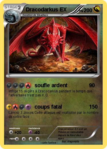 Pokemon Dracodarkus EX