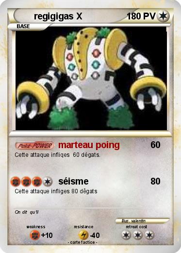 Pokemon regigigas X
