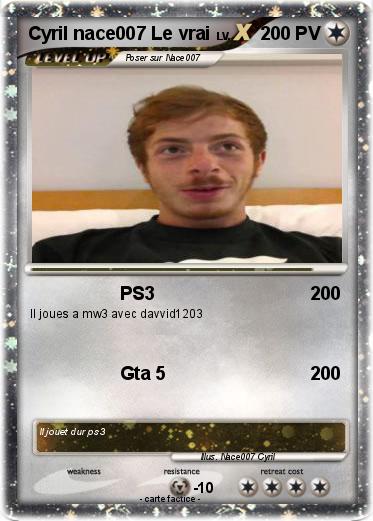 Pokemon Cyril nace007 Le vrai