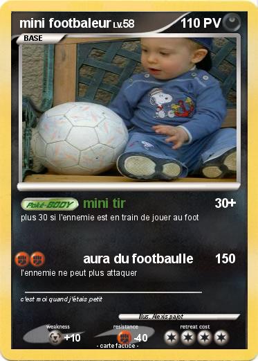 Pokemon mini footbaleur