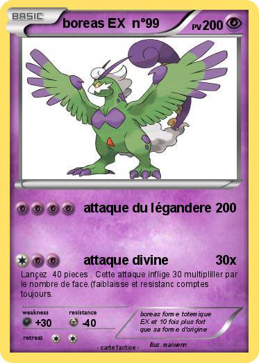 Pokemon boreas EX  n°99