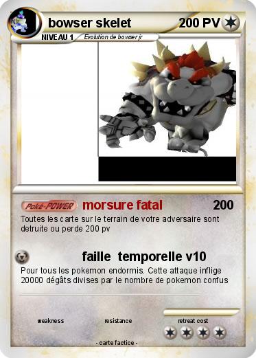 Pokemon bowser skelet