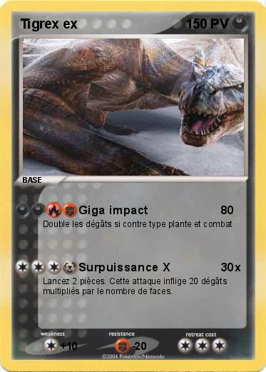 Pokemon Tigrex ex