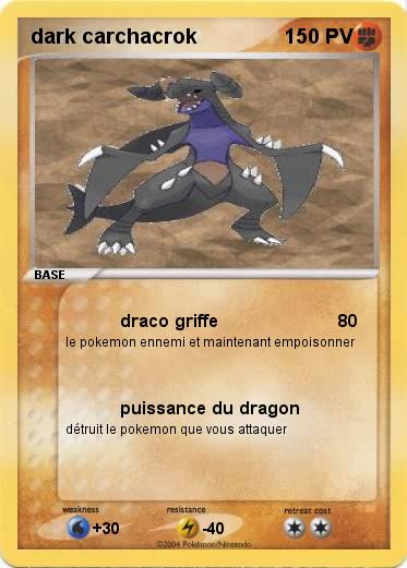 Pokemon dark carchacrok