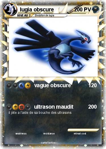Pokemon lugia obscure