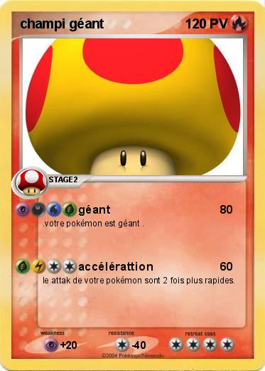 Pokemon champi géant