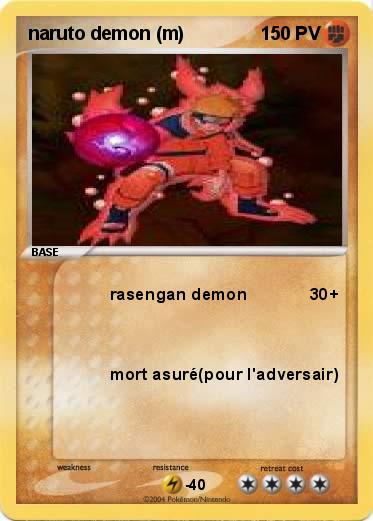 Pokemon naruto demon (m)