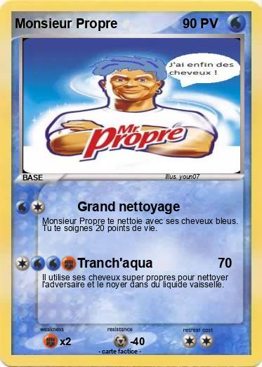 Pokemon Monsieur Propre