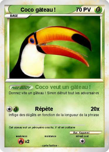 Pokemon Coco gâteau !