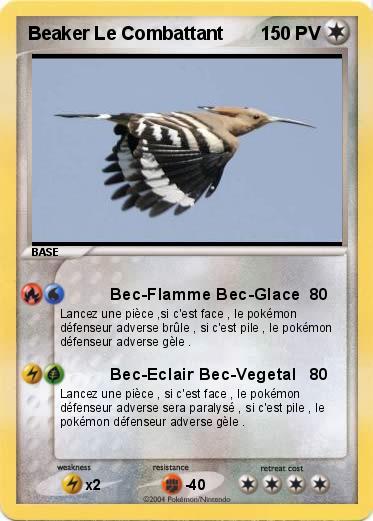 Pokemon Beaker Le Combattant