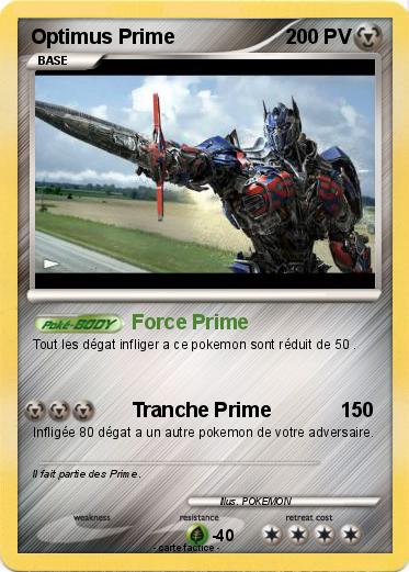 Pokemon Optimus Prime