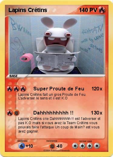 Pokemon Lapins Crétins                   