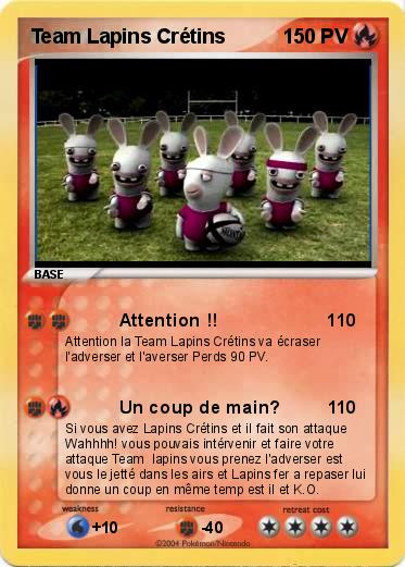 Pokemon Team Lapins Crétins