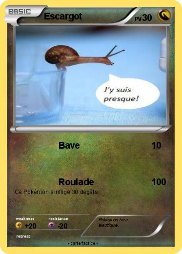 Pokemon Escargot