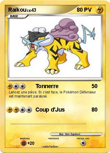 Pokemon Raïkou