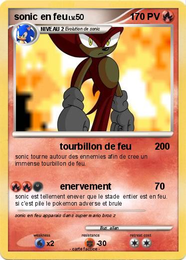 Pokemon sonic en feu
