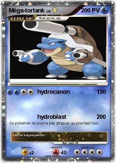 Pokemon Méga-tortank