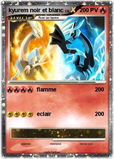 Pokemon kyurem noir et blanc