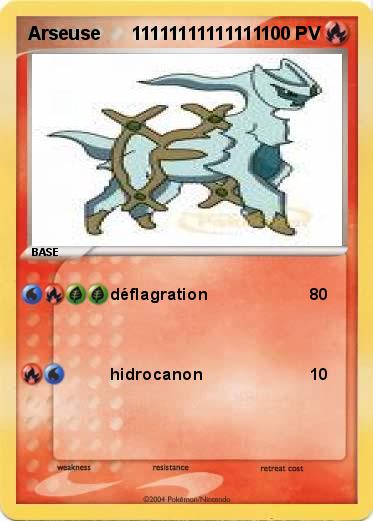 Pokemon Arseuse      11111111111111