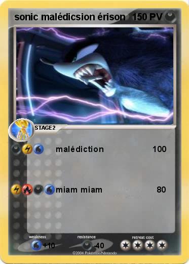 Pokemon sonic malédicsion érison