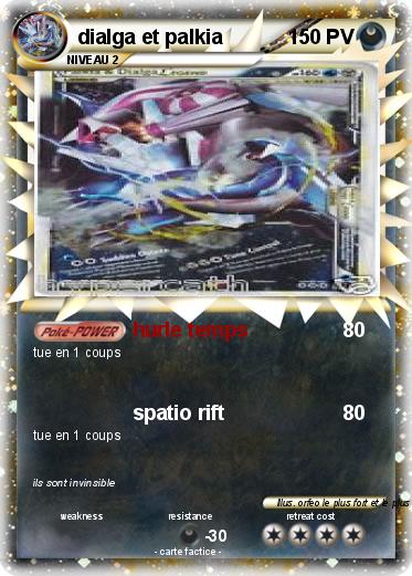 Pokemon dialga et palkia
