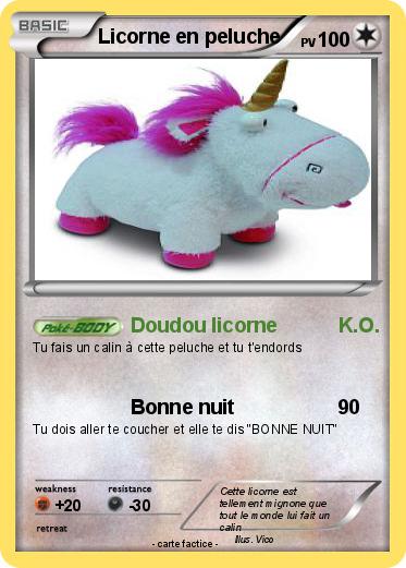 Pokemon Licorne en peluche