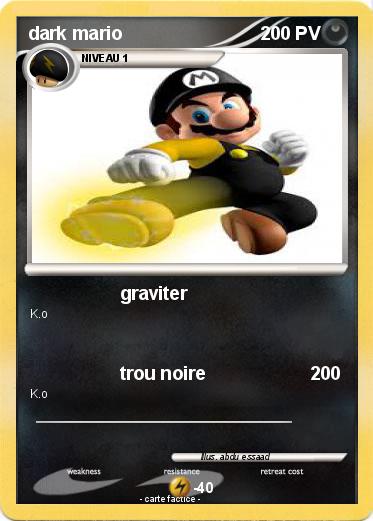 Pokemon dark mario