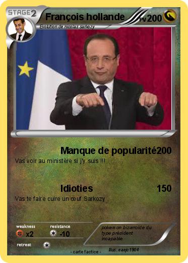 Pokemon François hollande