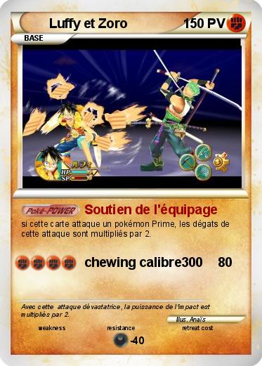 Pokemon Luffy et Zoro