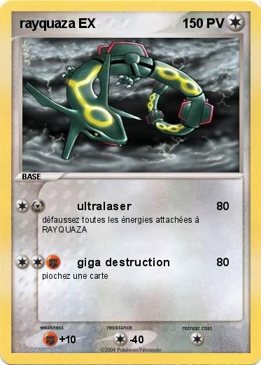 Pokemon rayquaza EX