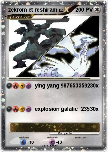 Pokemon zekrom et reshiram