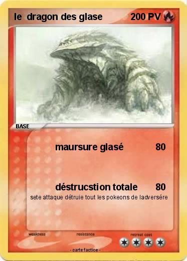 Pokemon le  dragon des glase