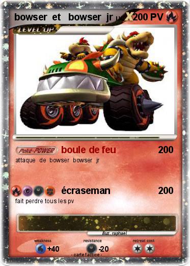 Pokemon bowser  et   bowser  jr