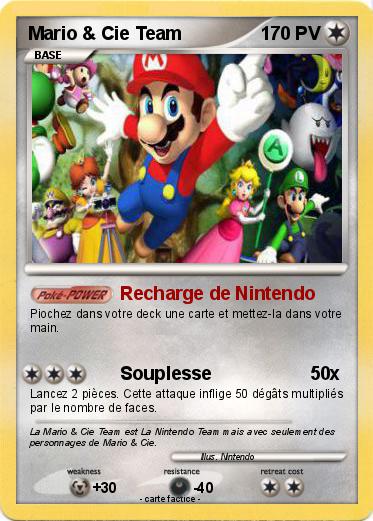 Pokemon Mario & Cie Team